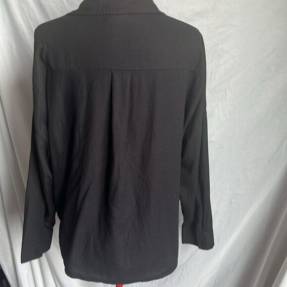 LL11 Aware by Vero moda  button down shirt with double breasted pockets - Picture 4 of 6